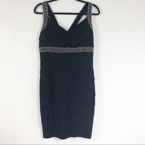 White House black market body con dress size 12